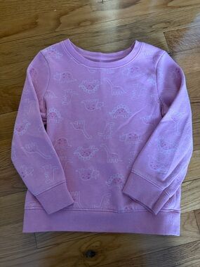 Cat & Jack Pink Dinosaur Sweatshirt 4T